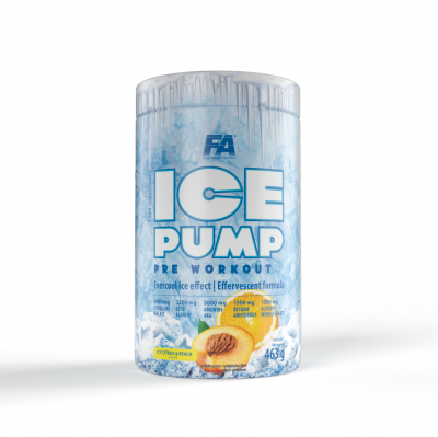 ICE Pump Pre workout 463g citrus&peach