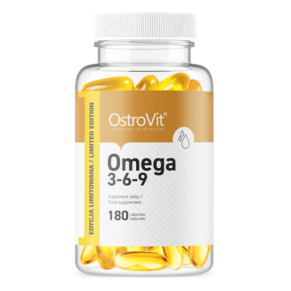 OstroVit Omega 3-6-9 180 kapsler