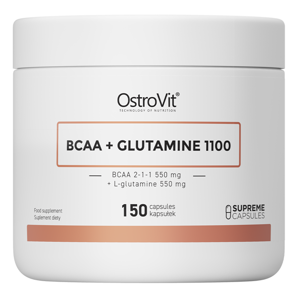 OstroVit Supreme Capsules BCAA + Glutamine 1100 mg 150 caps