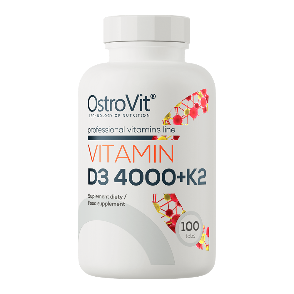 Billede af OstroVit Vitamin D3 4000 IU + K2 100 tabs